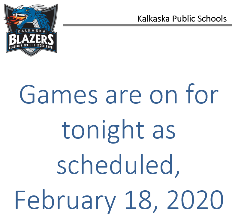 Kalkaska Public Schools Athletics For Tonight Feb 18 2020
