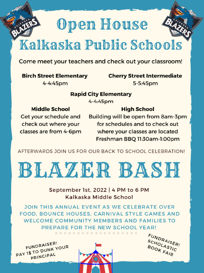 Kalkaska Public Schools Blazer Bash Information